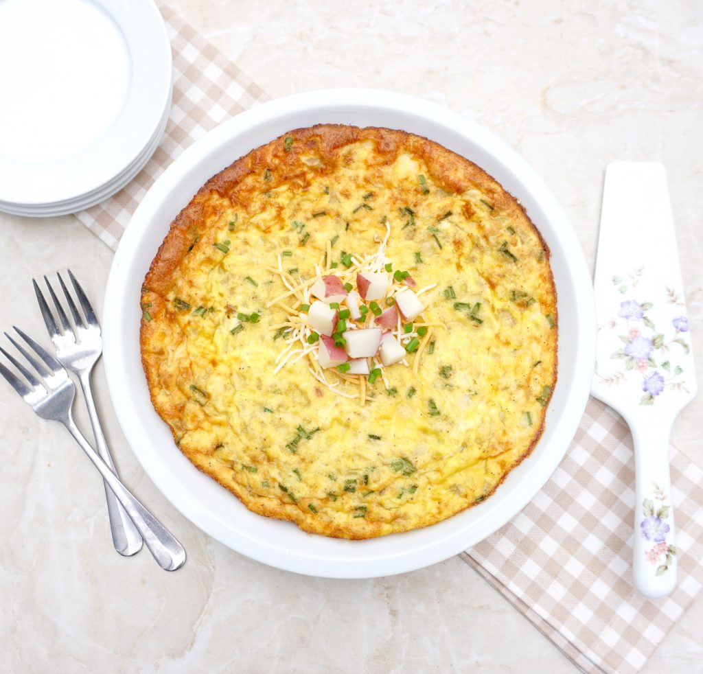 Potato Cheddar Frittata