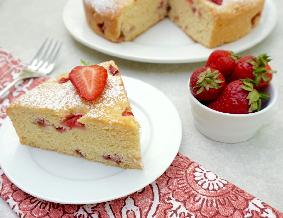 Strawberry Ricotta Cake
