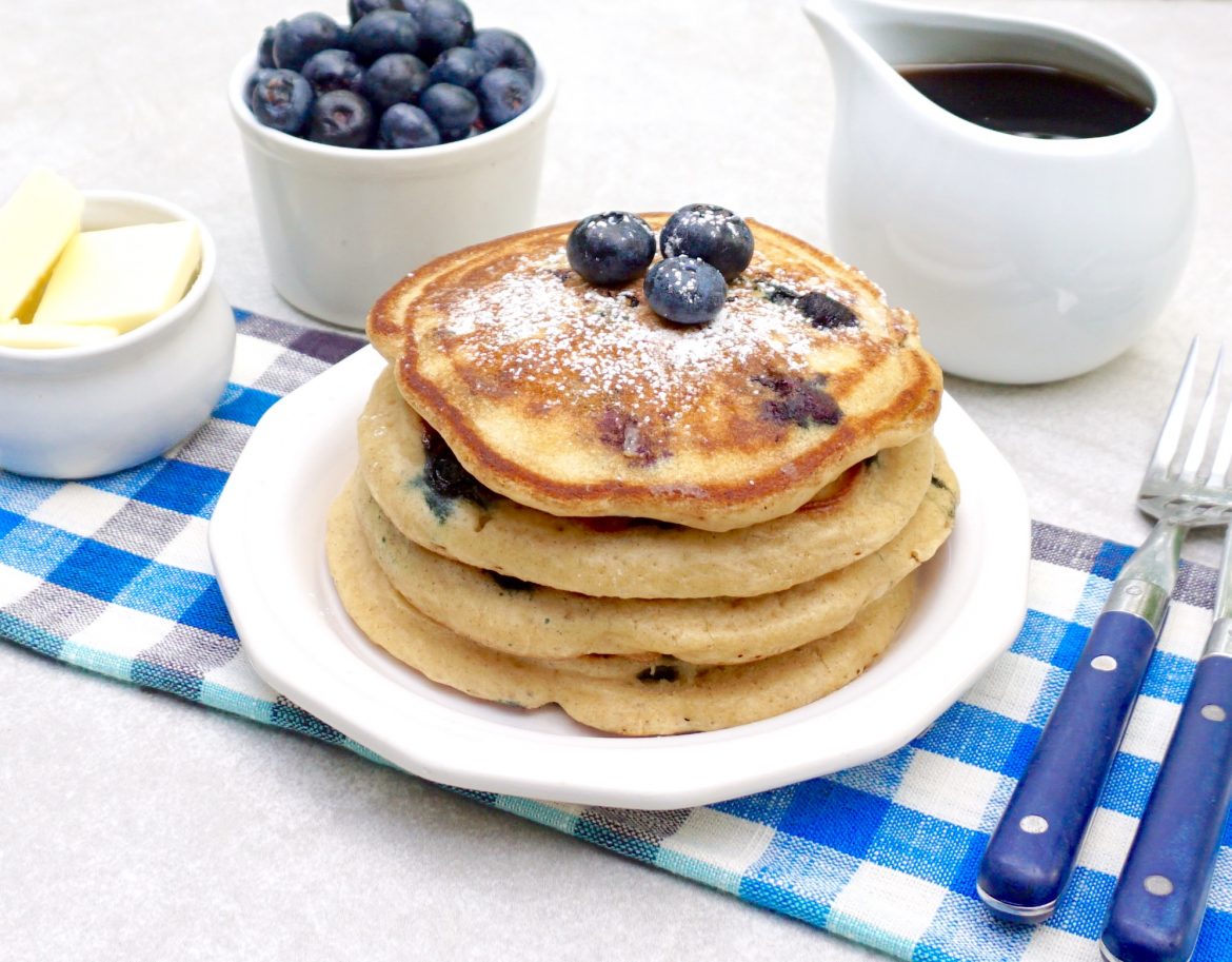 Blueberry Cinnamon Pancakes