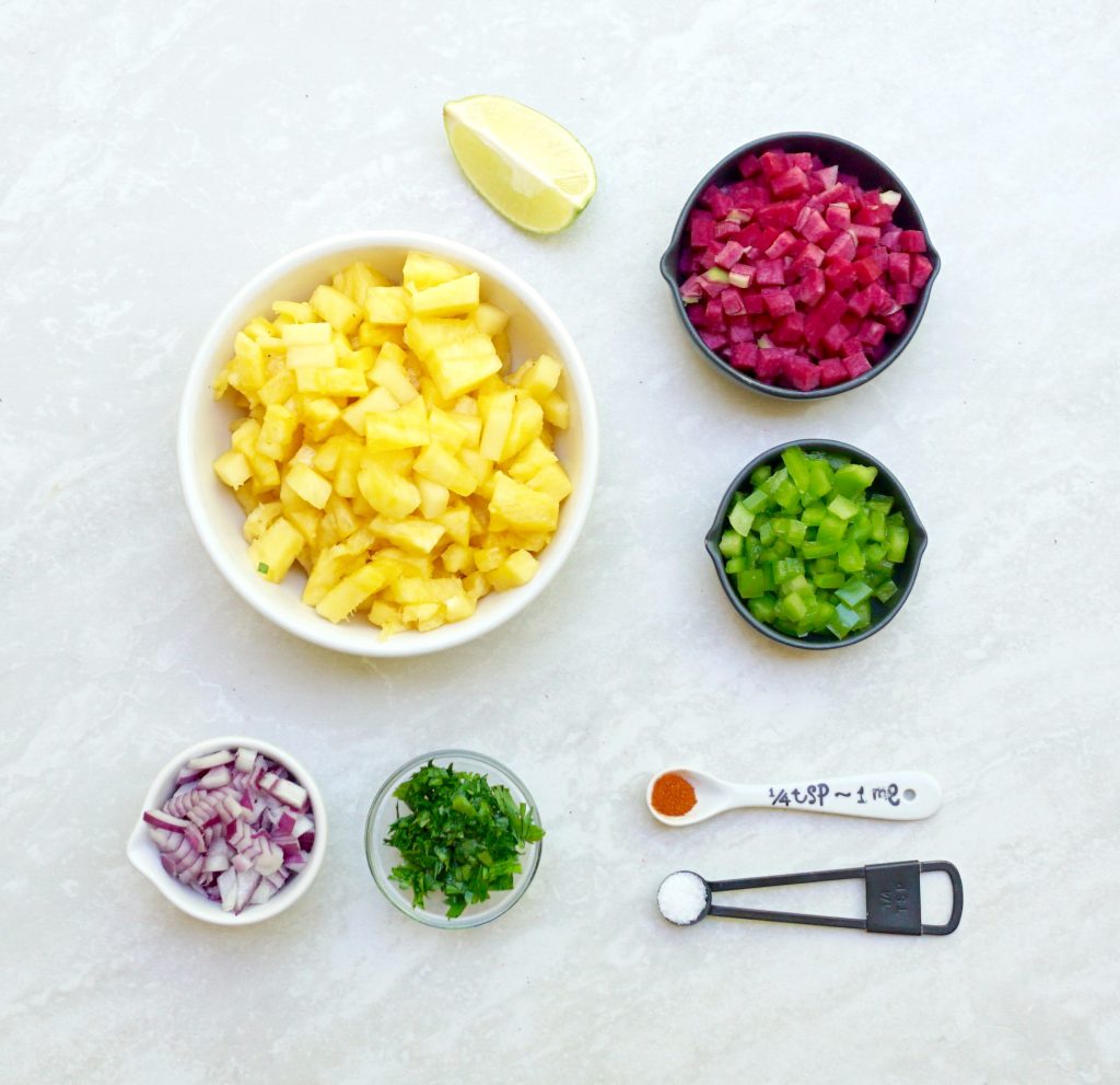 Pineapple Radish Salsa