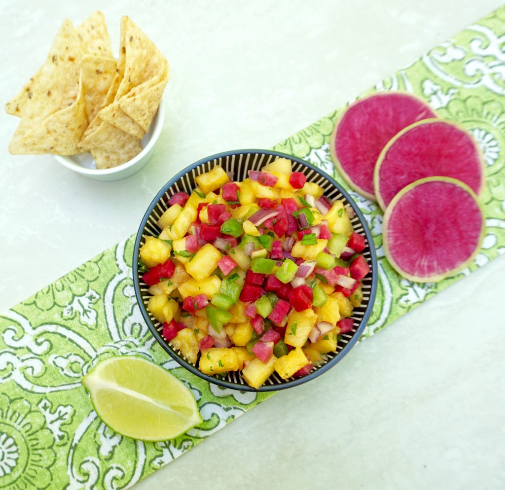 Pineapple Radish Salsa