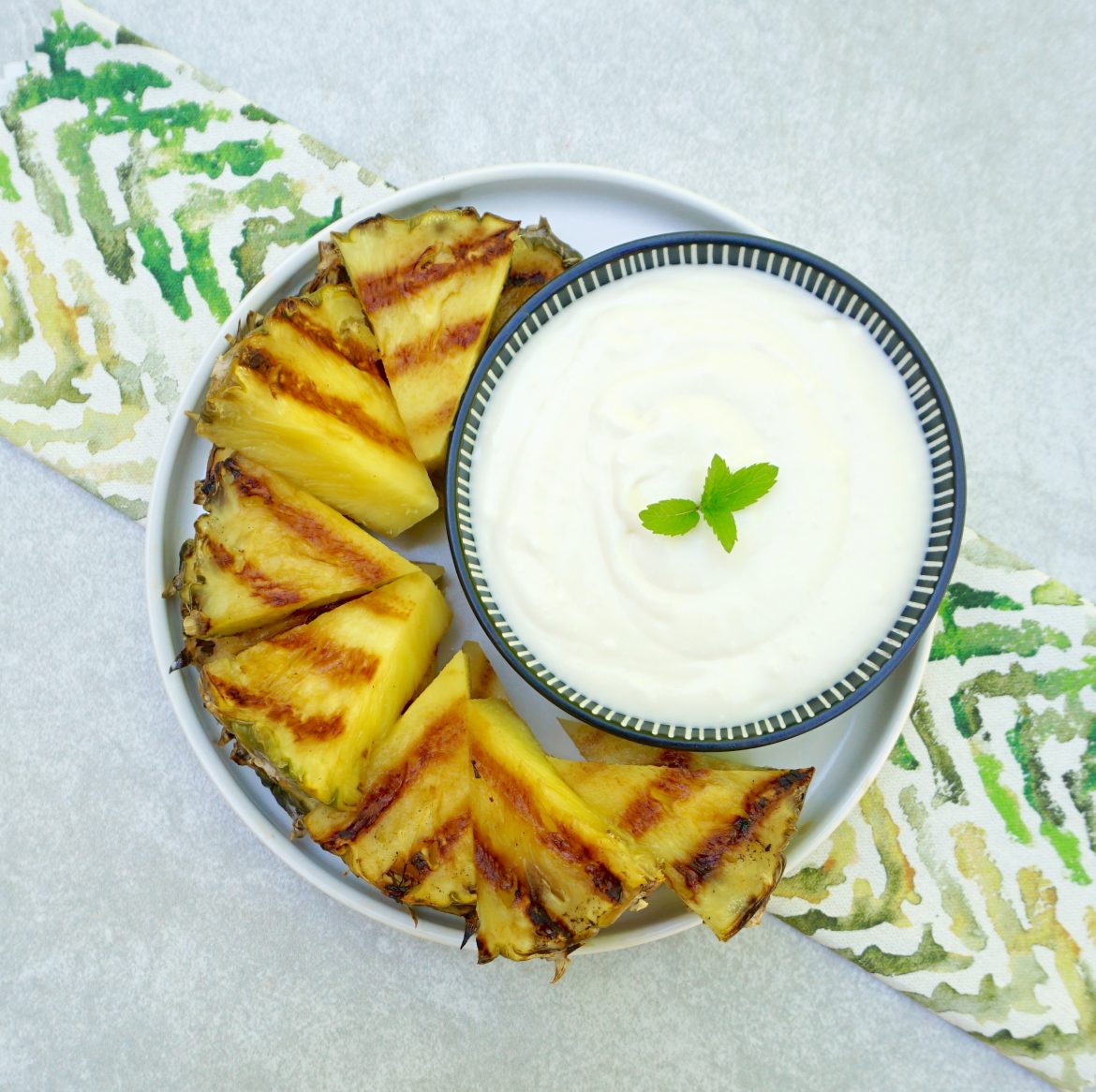 Grilled Pina Colada Pineapple