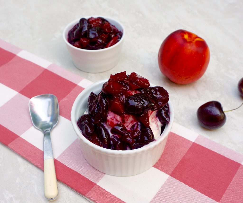 Cherry Nectarine Compote