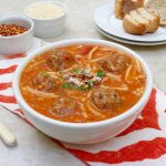 Spaghetti Meatball Soup