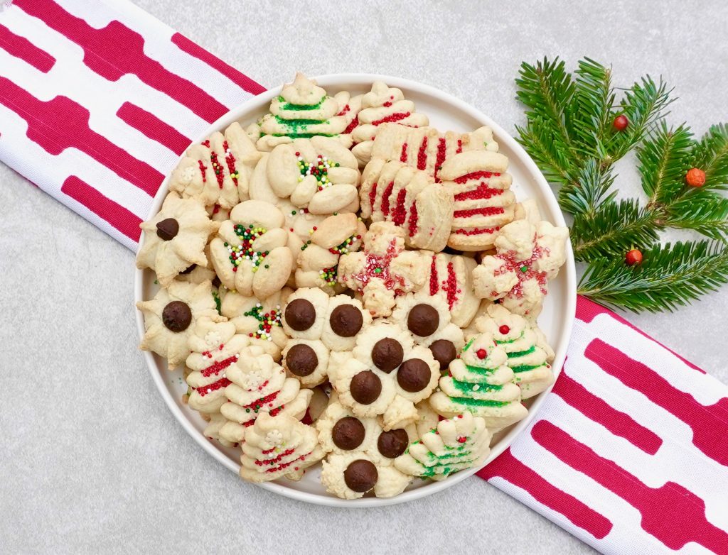 Holiday Spritz Cookies