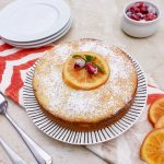 Cranberry Orange Ricotta Cake