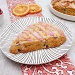 Orange Pomegranate Scones