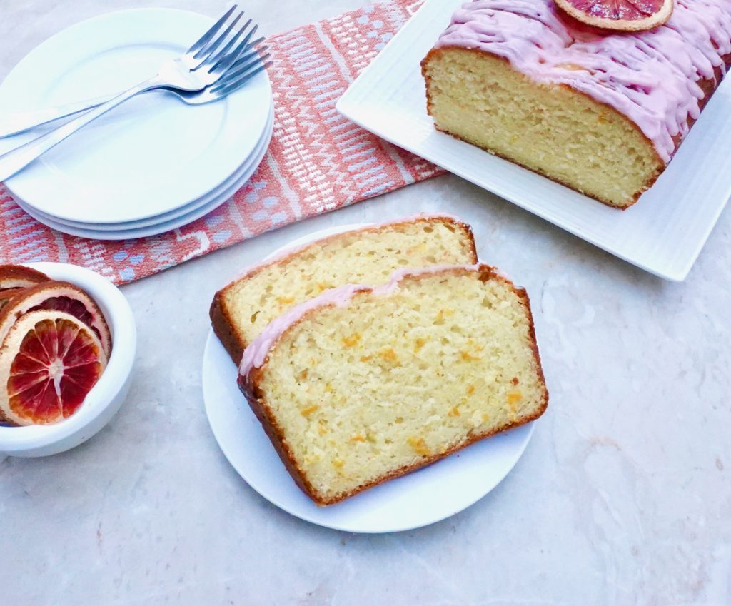 Blood Orange Yogurt Cake