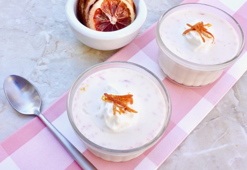 Blood Orange Panna Cotta