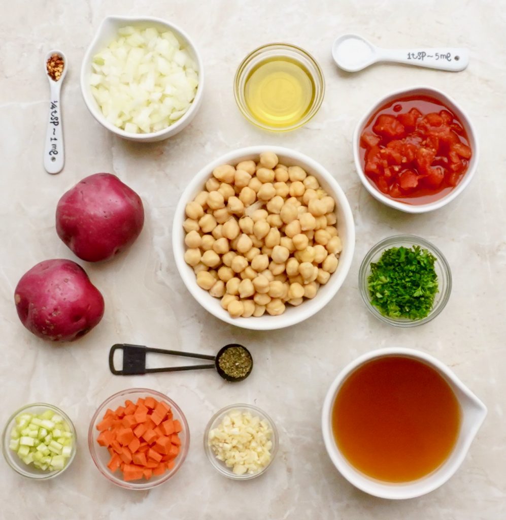 Chickpea Vegetable Soup