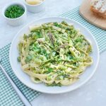 Green Vegetable Fettuccine