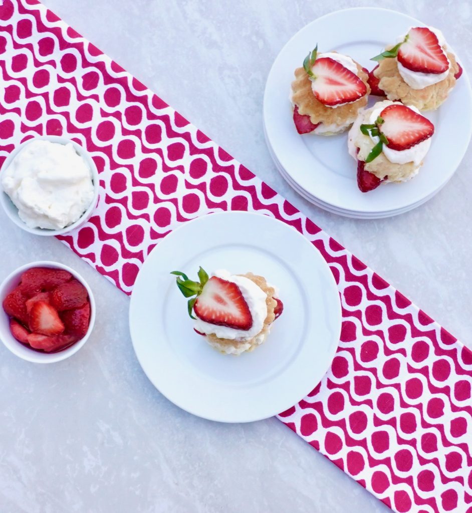 Strawberry Shortcake Bites