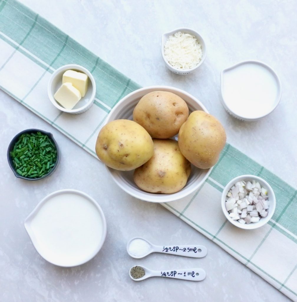 Cheesy Chive Potatoes