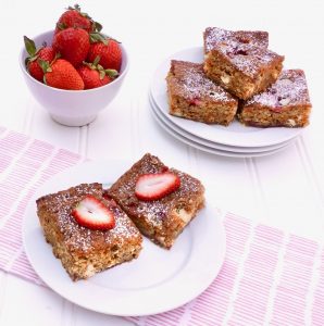 Strawberry Blondies