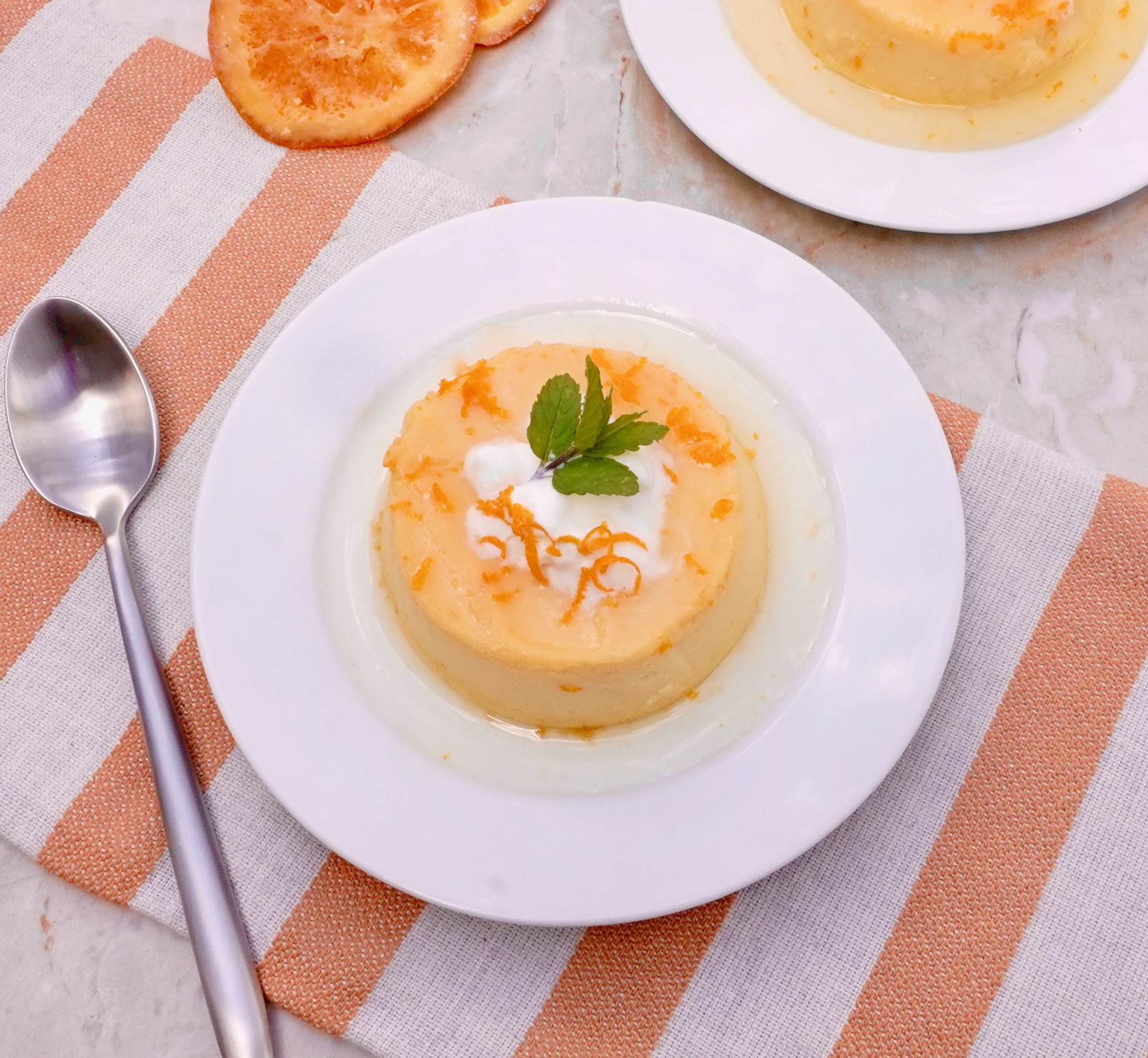 Easy to Make Creamy Spanish Orange Flan Recipe