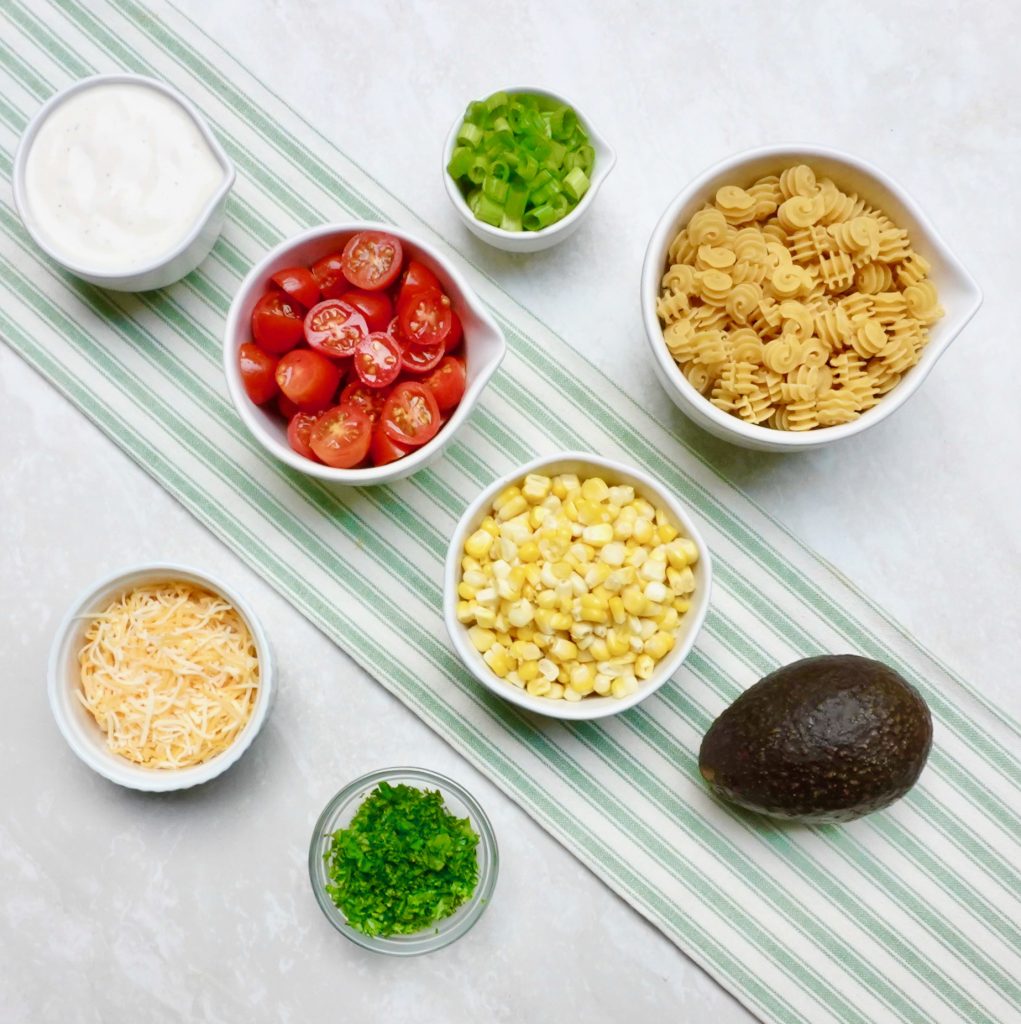 Vegetable Ranch Pasta Salad