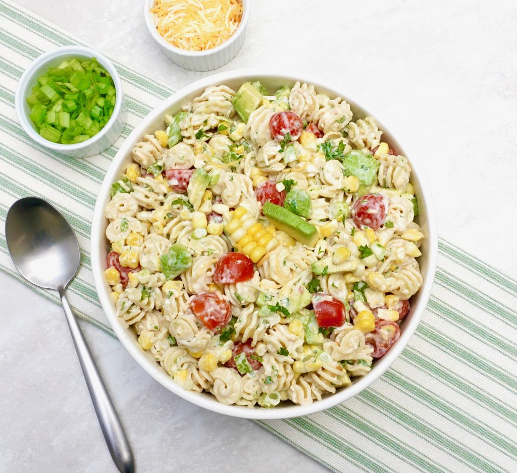 Vegetable Ranch Pasta Salad