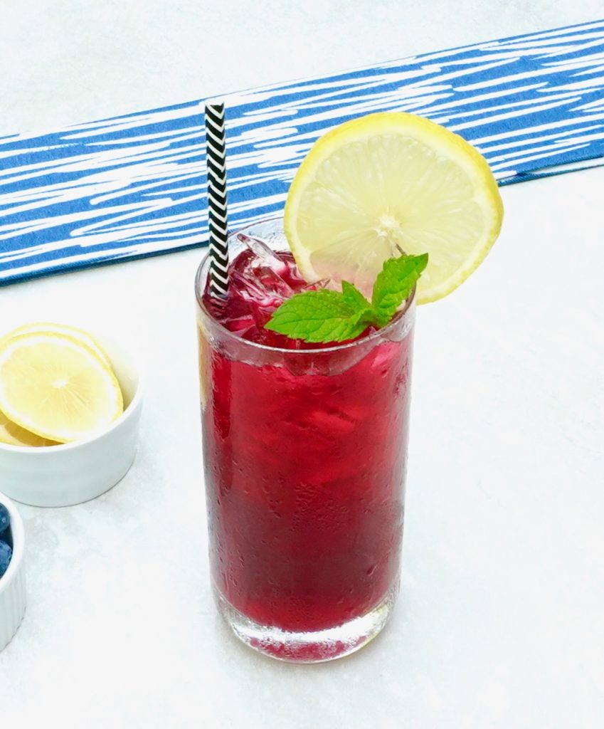 Blueberry Sparkling Lemonade