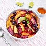 Honey Lime Stone Fruit Salad