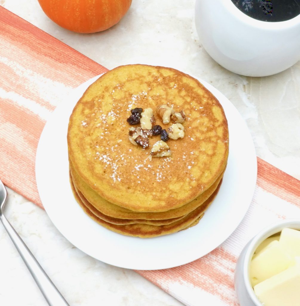 Pumpkin Oatmeal Pancakes