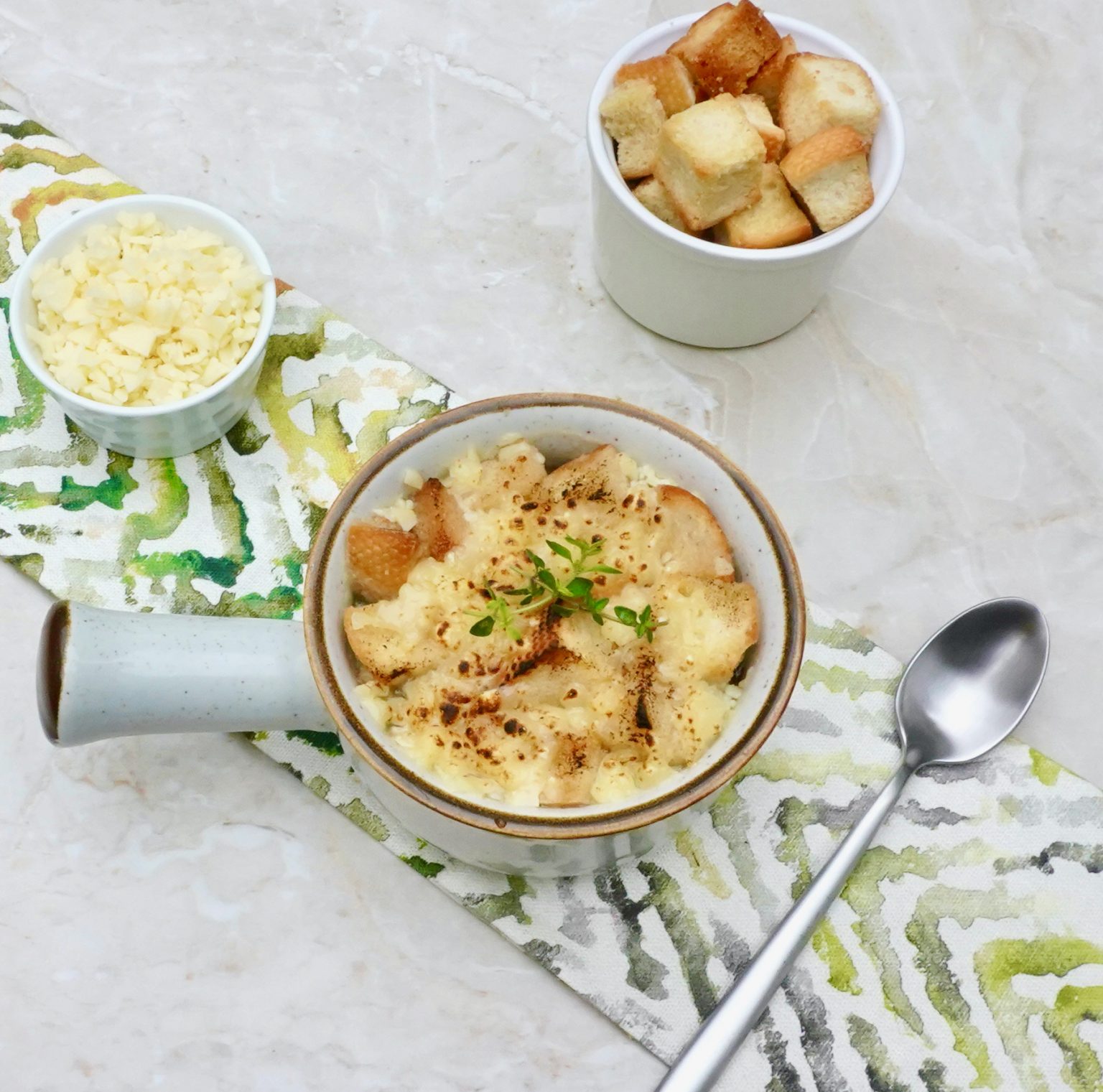 Vegetarian French Onion Soup AnotherTablespoon
