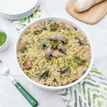 Mushroom Brown Rice Pilaf