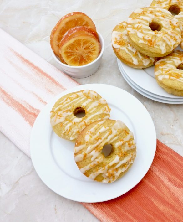 Easy to Make Baked Orange Olive Oil Donuts Recipe