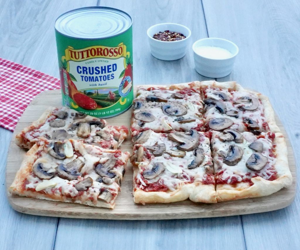 Mushroom Pizza Rustico