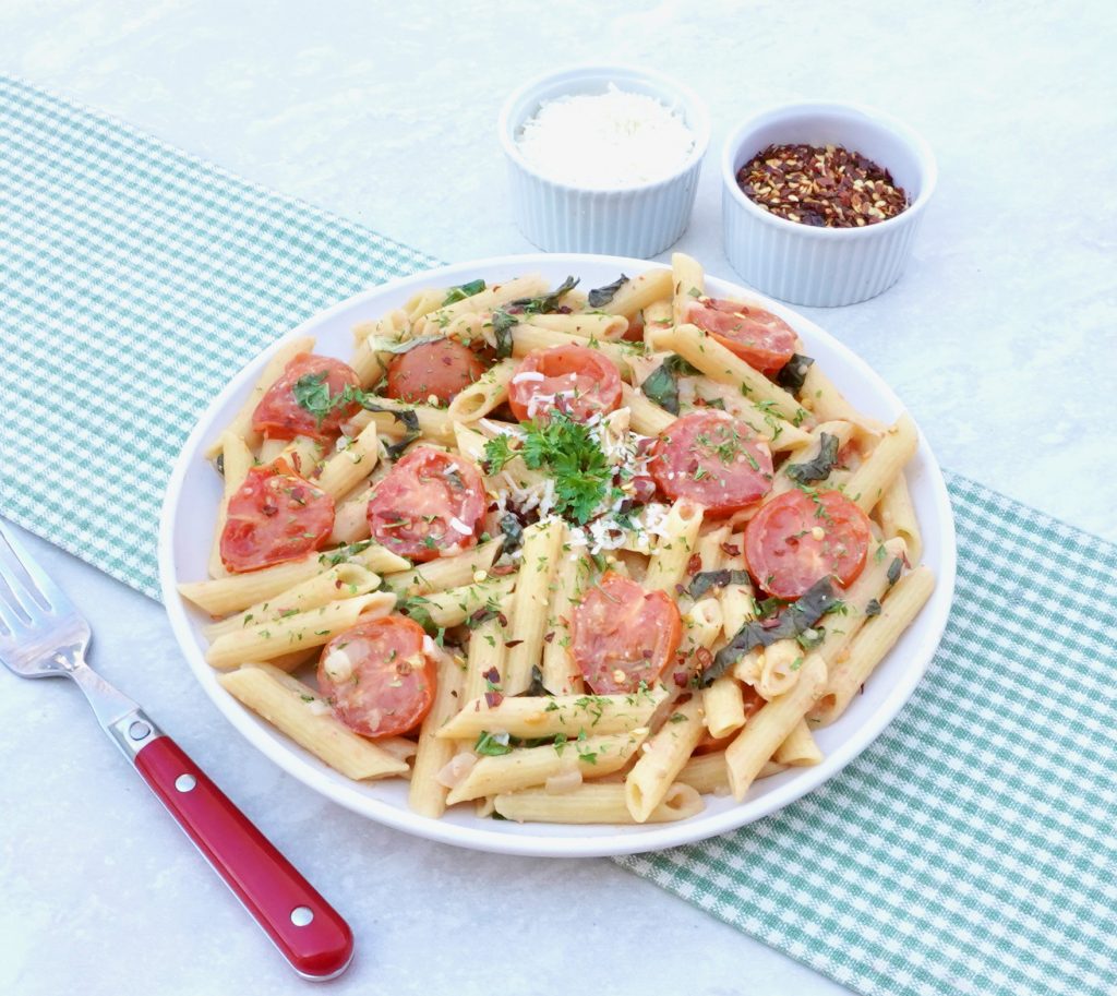 One Pot Tomato Basil Penne