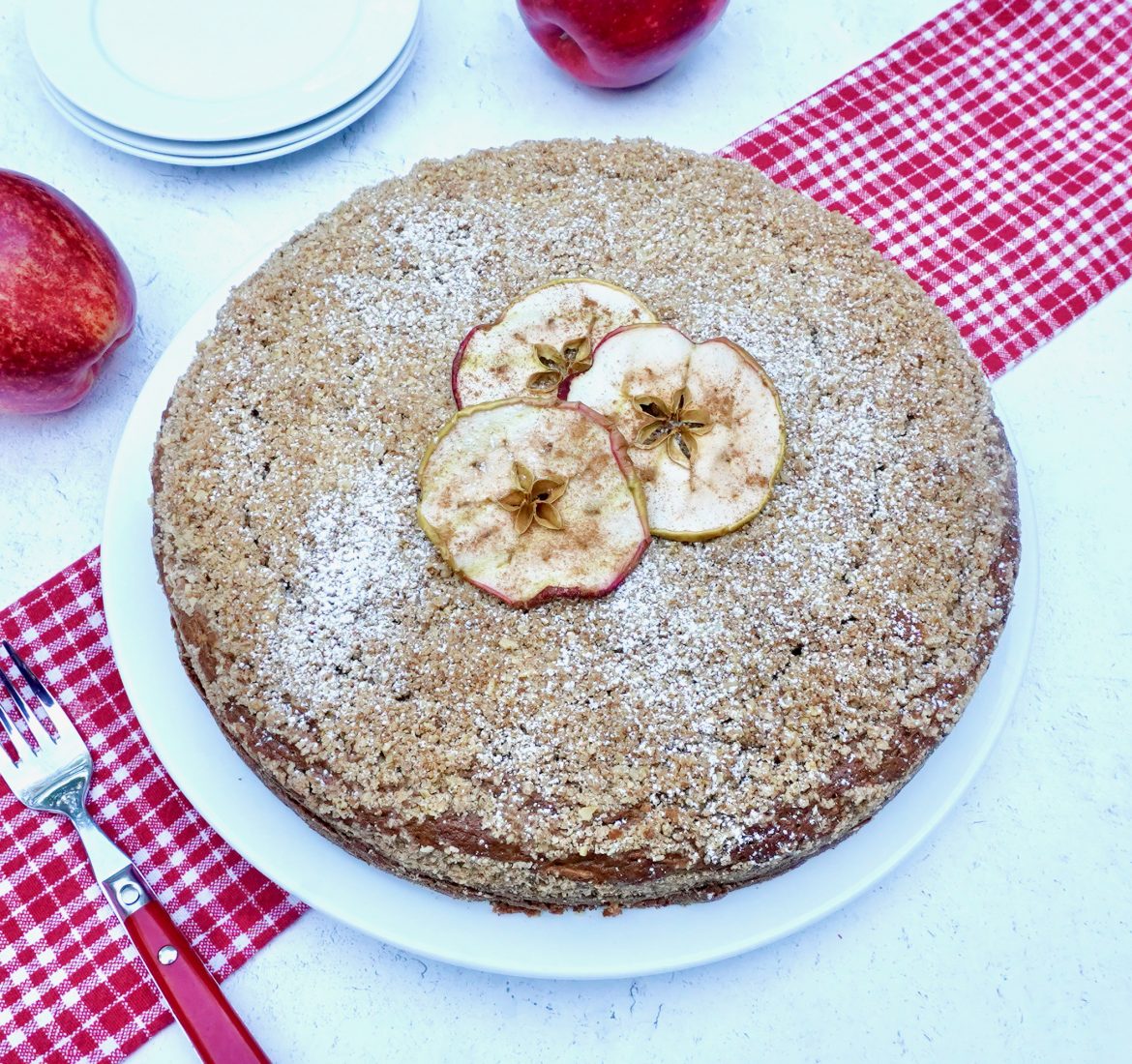 Applesauce Coffee Cake is a moist and flavorful cake.