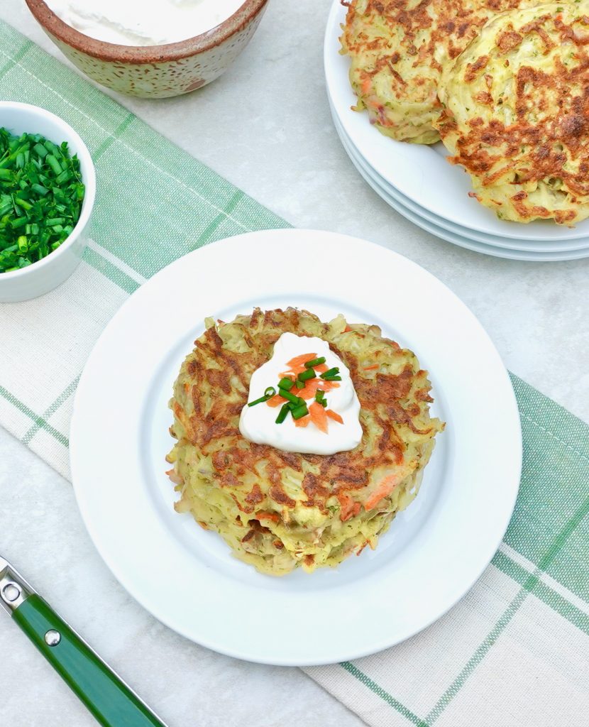 Potato Fritters are crispy and flavorful little potato cakes