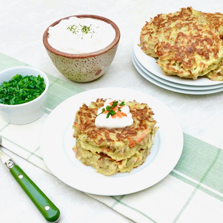 Potato Fritters are crispy and flavorful little potato cakes