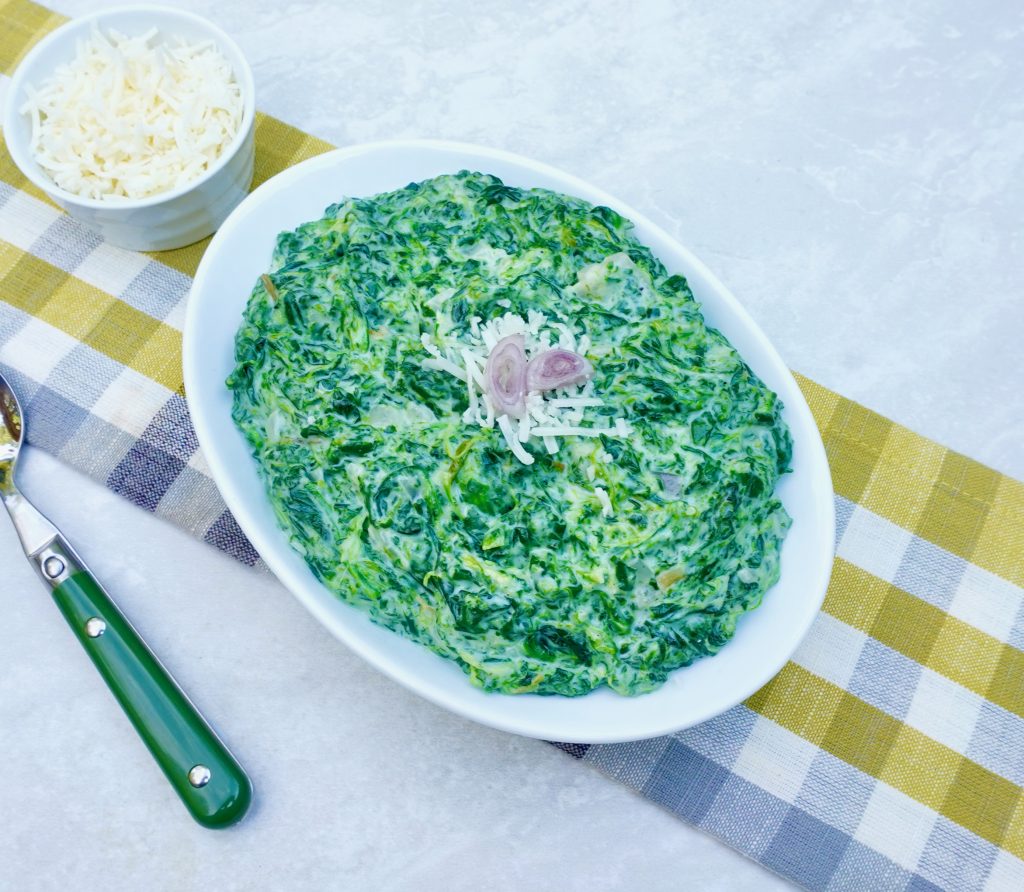 Asiago Creamed Spinach