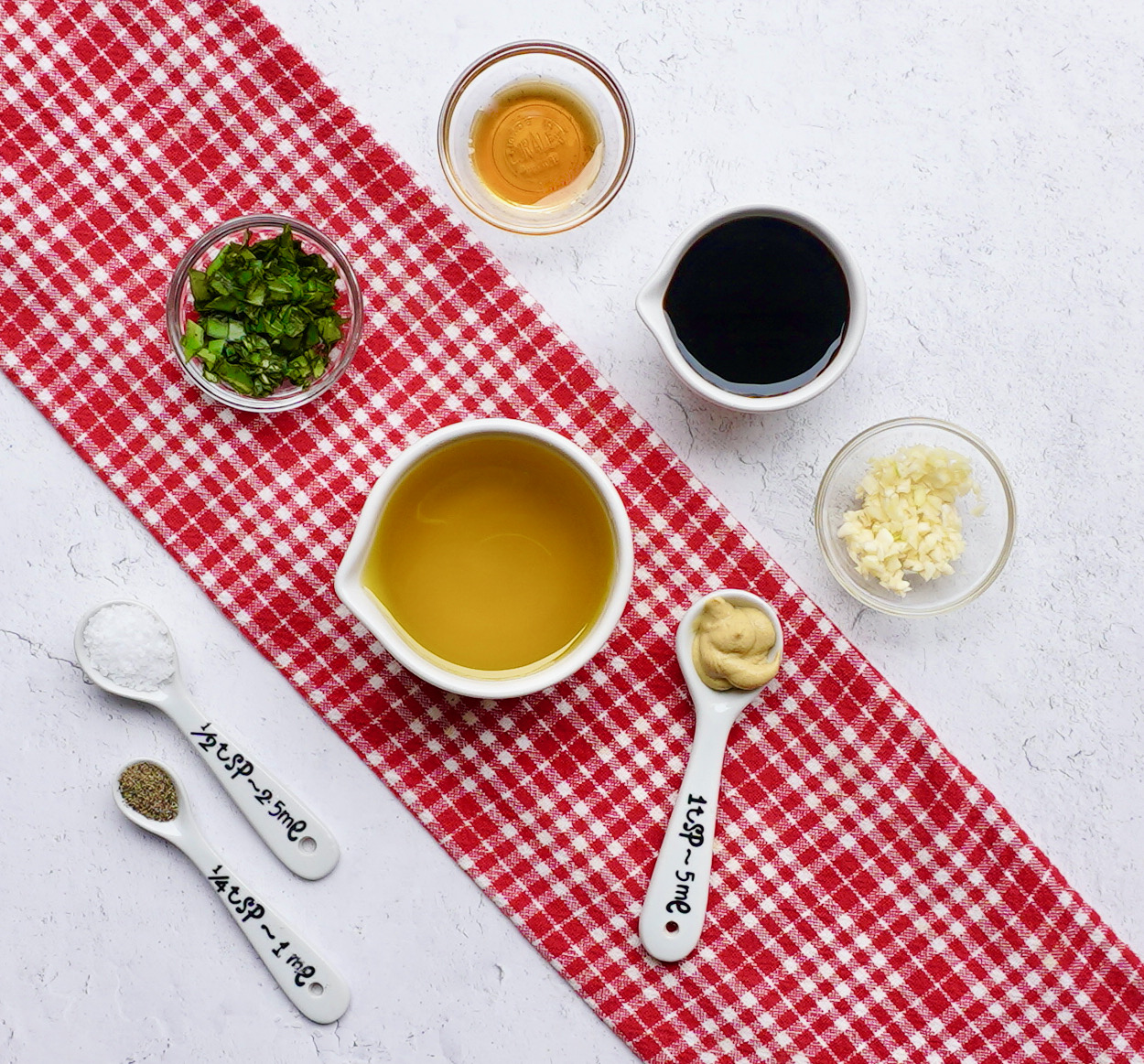 Basil Balsamic Vinaigrette is a fresh and flavorful salad dressing.