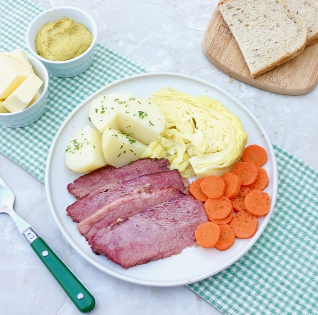 Corned Beef and Cabbage Dinner