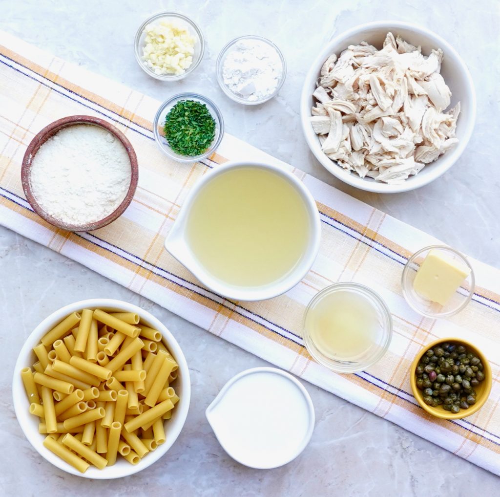 Creamy Chicken Piccata Pasta