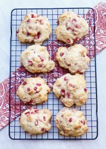 Homemade Strawberry Drop Biscuits