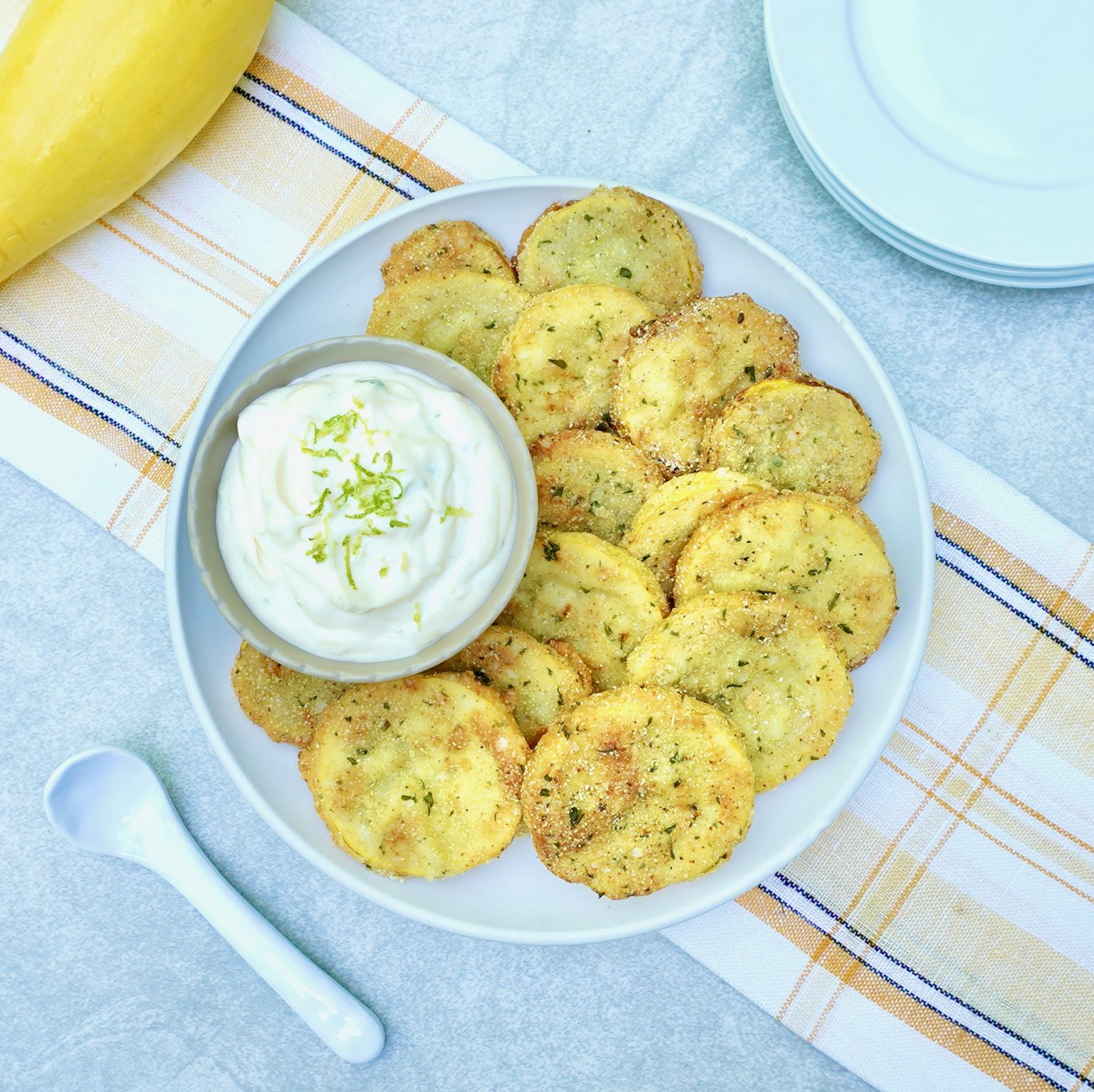 Crispy Fried Yellow Squash is an easy summer side