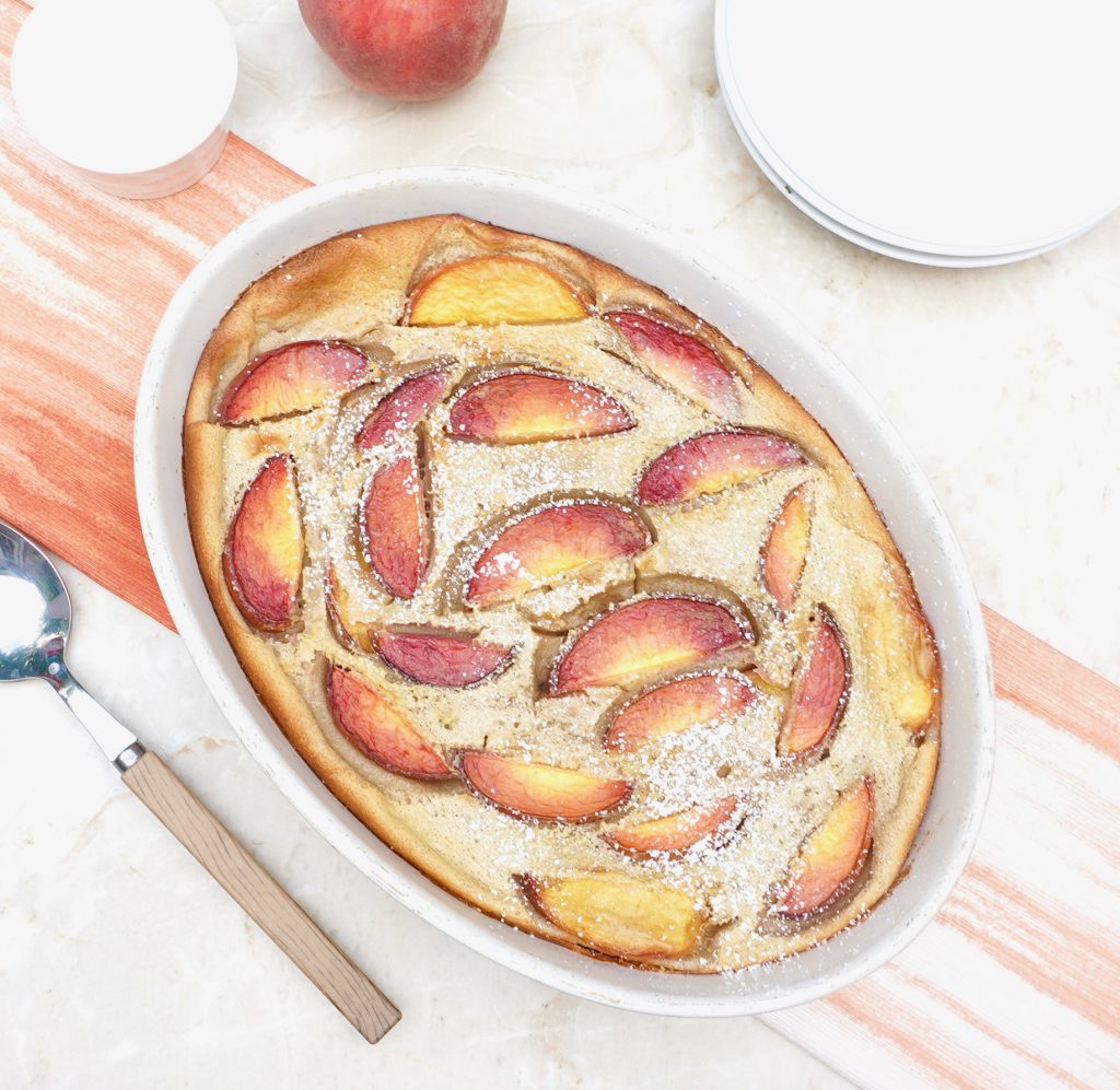 Peach Clafoutis