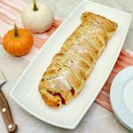 Pumpkin Cream Cheese Puff Pastry Braid